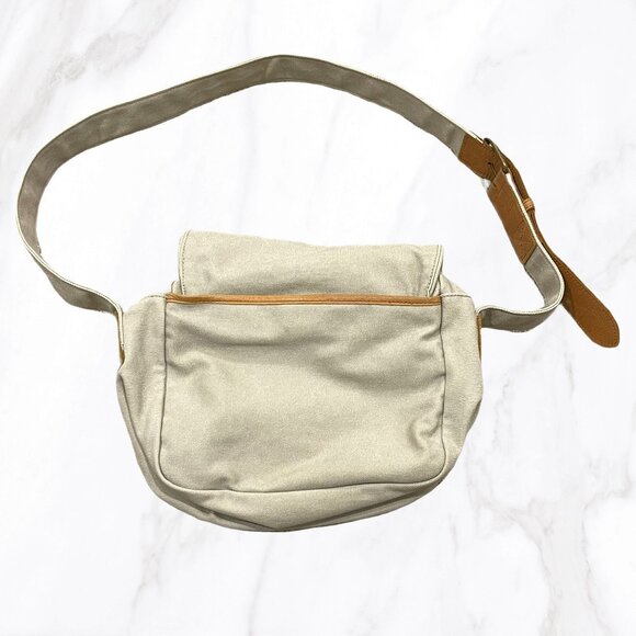 Vintage LL Bean Leather &‎ Canvas Messenger Shoulder Bag, OS - Picture 4 of 7